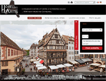 Tablet Screenshot of hotel-arts.com
